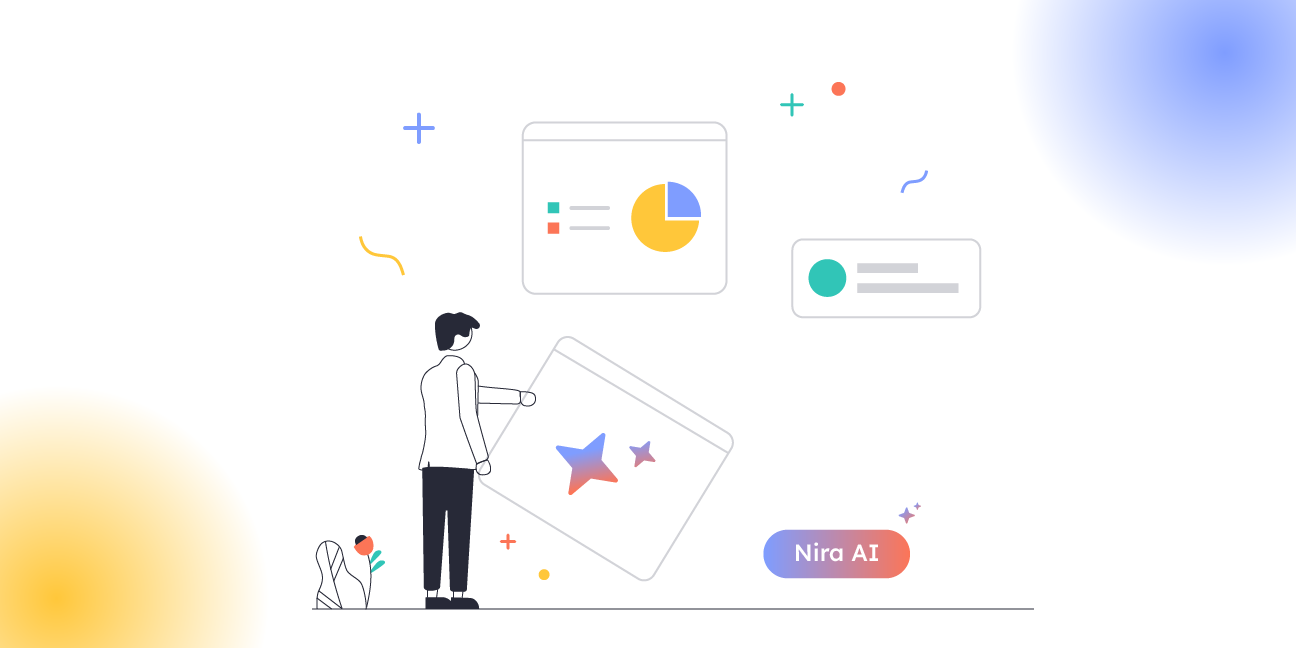 AI analytics dashboard with business insights